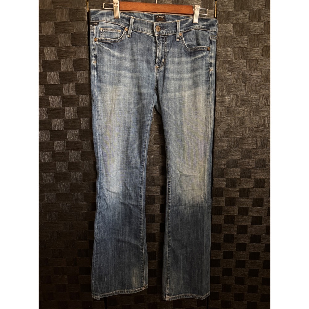 Citizens of Humanity Jeans Womens 28 Blue Excellent Low Rise Flare Denim